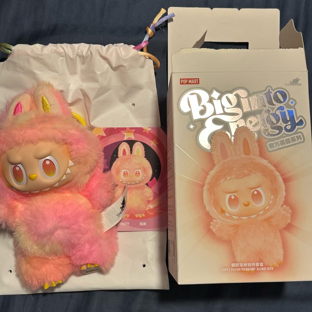 The Monsters - Big Into Energy - Labubu - Loyalty 100% AUTHENTIC - NEW